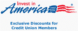Invest In America logo - exclusive discounts for credit union members